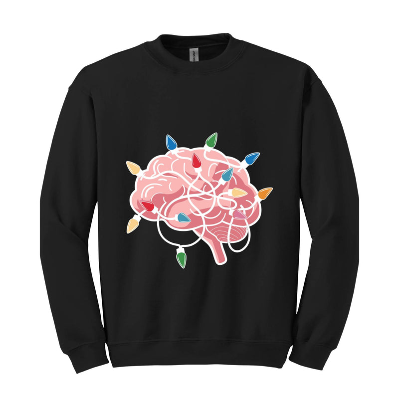 Brain Neuro Christmas Sweatshirt