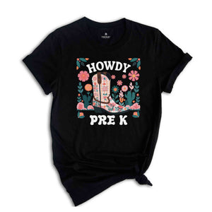 Howdy Prek Teacher Shirt, Western Teacher Shirt, Chaos Coordinator Tee, Pre-K Teacher Shirt, Pre-k Crew Tee, Pre-k Team Shirt