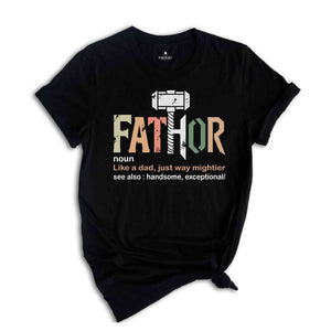 Fathor Shirt, Dad shirt, Superhero Dad Shirt, Father Shirt, Cool Father Shirt, Super Dad Shirt, Gift For Father