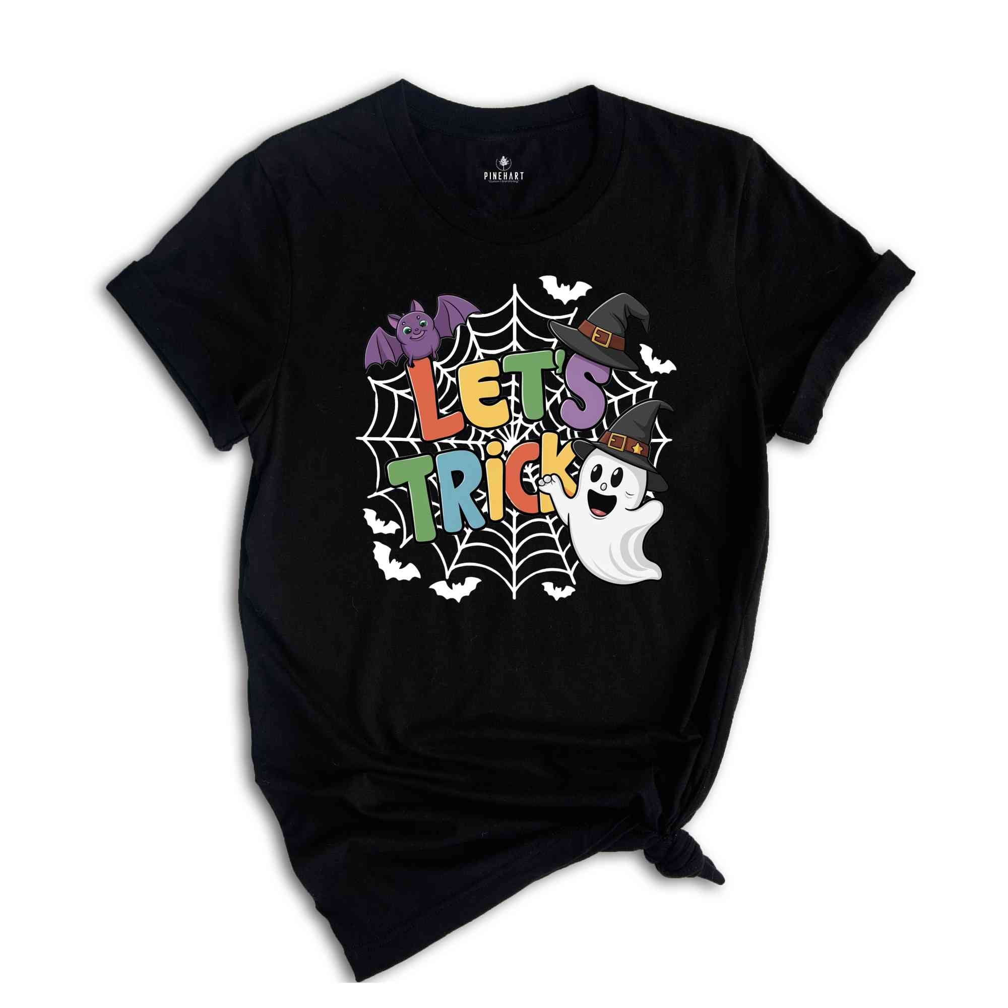 Let's Trick Shirt, Halloween Shirt, Spooky Pumpkin Shirt, Halloween Party Shirt, Halloween Gift, Spooky Season Shirt