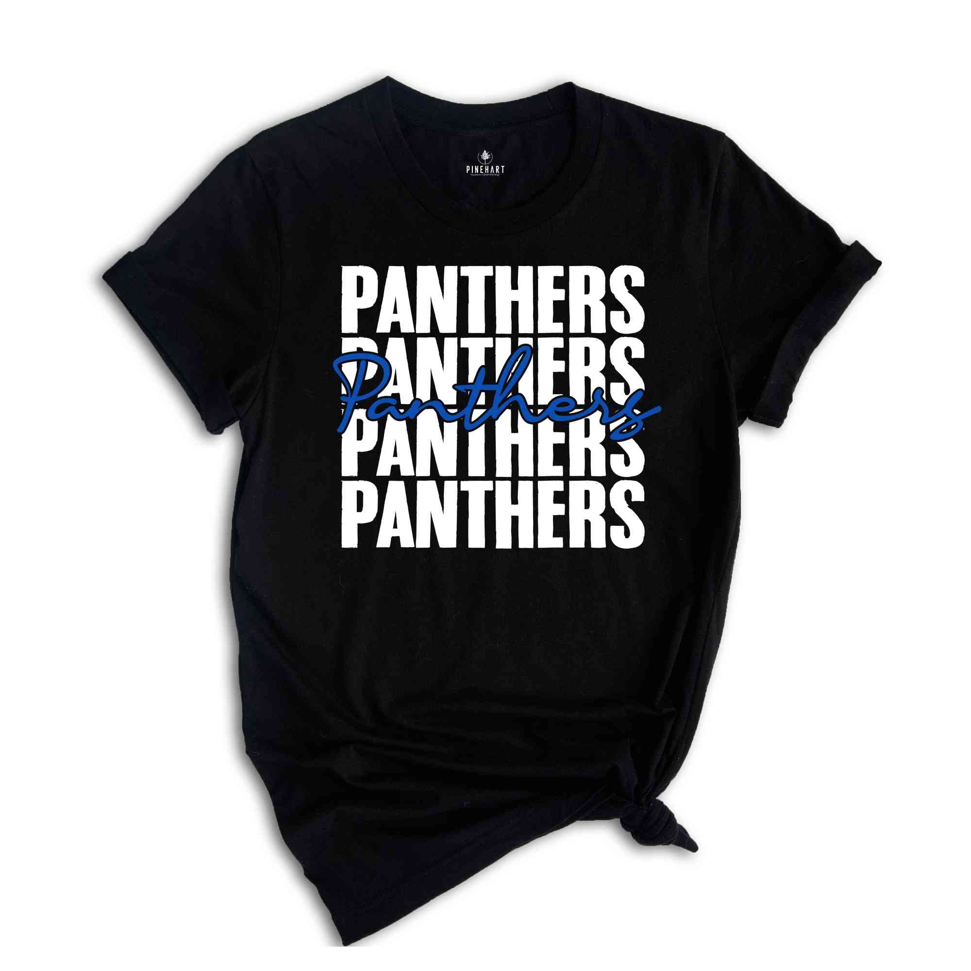 Panthers Team Shirt, Team Mascot Shirt, Panthers Team Spirit Shirt, Panthers Fan Shirt, Panthers School Shirt, Panthers School Spirit