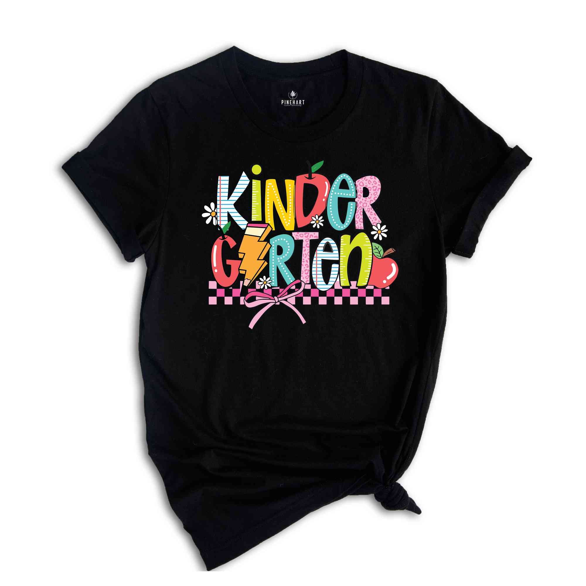 Kindergarten Shirt, Kindergarten Teacher Shirt, Hello Kindergarten Shirt, Teacher Gift, Kids Kindergarten Tee, Back to School Shirt