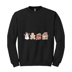 Cute Christmas Sweatshirt, Christmas Items Sweatshirt, Christmas Vibes Sweatshirt, Christmas Symbols Sweatshirt