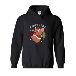 Lookin' Like A Snack Gus Christmas Sweatshirt, Funny Christmas Sweatshirt, Xmas Movie Sweater, Disneyland Christmas Sweatshirt