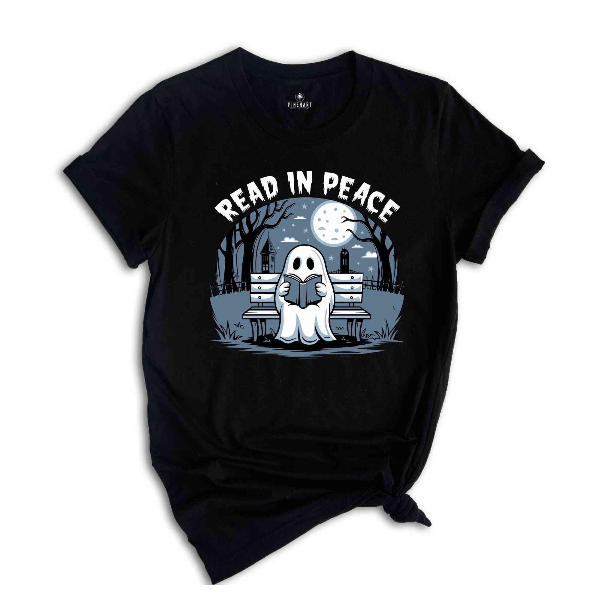 Read In Peace Shirt, Halloween Ghost Shirt, Halloween Shirt, Spooky Season Shirt, Fall Vibes Shirt, Halloween Party Tee