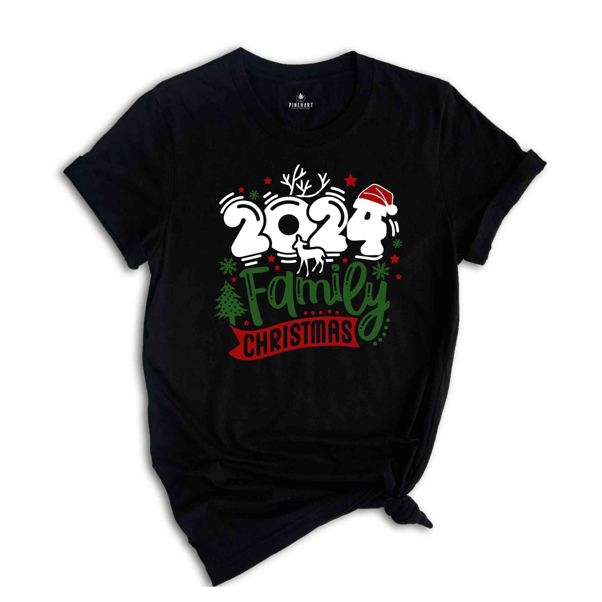 Family Christmas 2024 Shirt, Christmas Shirt, Matching Christmas Santa Shirts, Christmas Gift, Christmas Party Shirt, Christmas Family Shirt