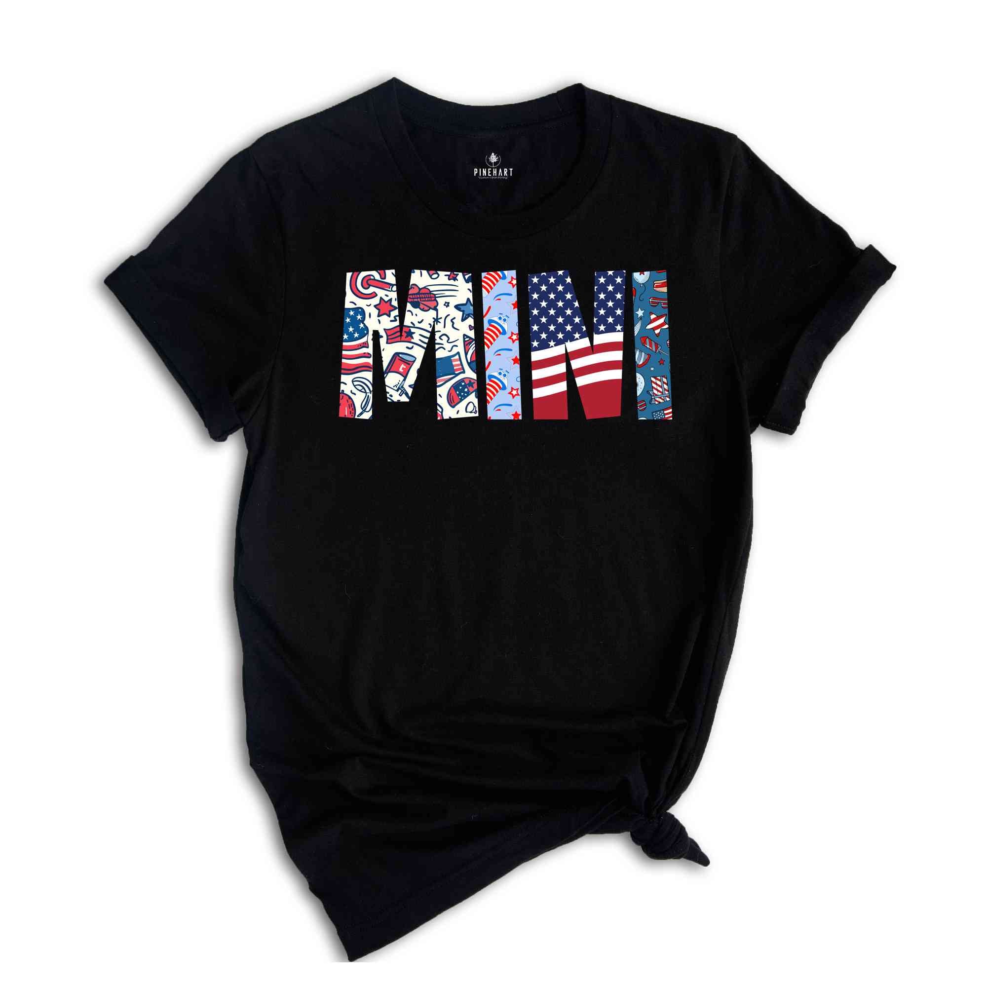 Mama Dad And Mini Shirt, American Family Shirt, Patriotic Shirts, Family 4th of July Shirt Kids fourth of July Shirt, Matching Family Shirt