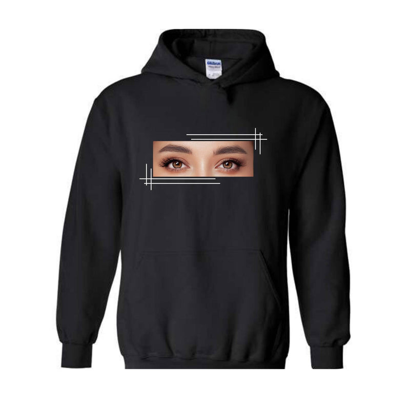 Custom Your Eyes Hoodie, Personalized Sweatshirt Gift For Boyfriend, Custom Sweater with Your Eyes, Customized Gift For Boyfriend