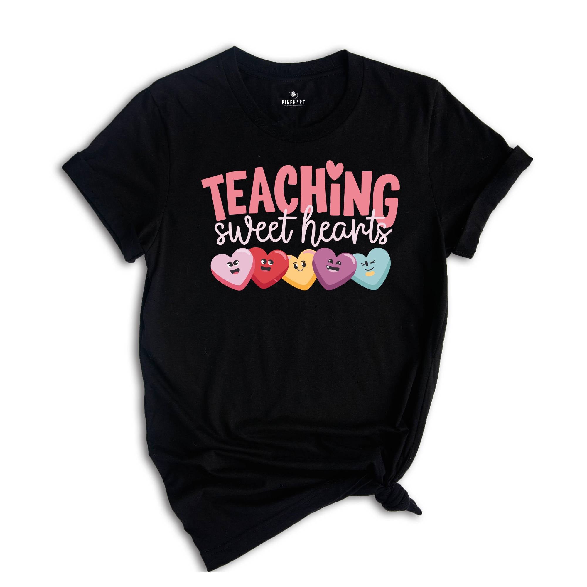 Valentines Day Teacher Shirt, Checkered Teaching Shirt, Teaching Sweethearts Shirt, Teacher Valentines Day Gift