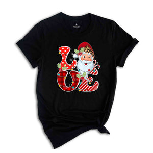 Love Christmas Shirt, Santa Shirt, Cute Santa Shirt, Cute Christmas Shirt, Funny Christmas Shirt, Christmas Party Shirt, Holiday Shirt