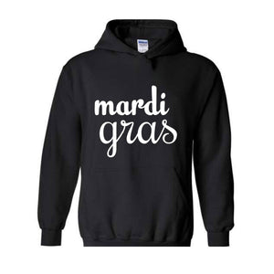 Mardi Gras Carnival Party Hoodie, Fat Tuesday Hoodie, Mardi Gras Sweatshirt, Fleur De Lis Hoodie, Mardi Gras Carnival, Mardi Gras Gift