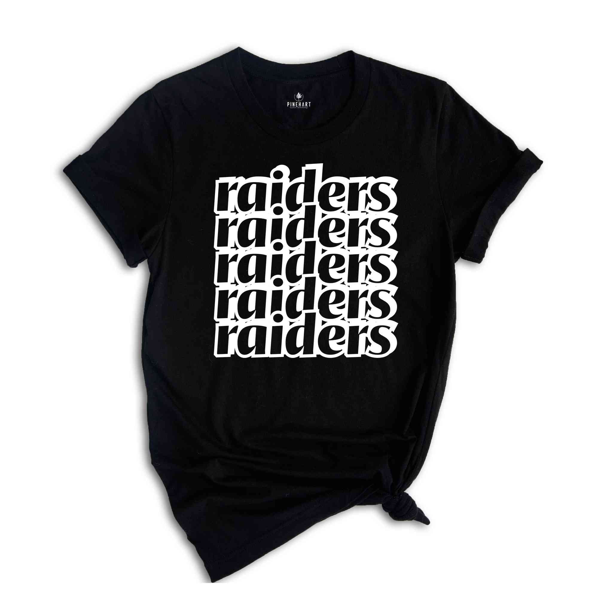 Raiders Written Team Mascot Shirt, Raiders Team Shirt, Raiders Team Spirit Shirt, Raiders Fan Tee, Raiders School Spirit