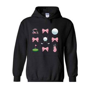 Golf Coquette Hoodie, Pink Coquette Hoodie, Golf Hoodie, Game Day Hoodie, Trendy Golf Hoodie, Cute Golf Hoodie, Golf Mama Hoodie