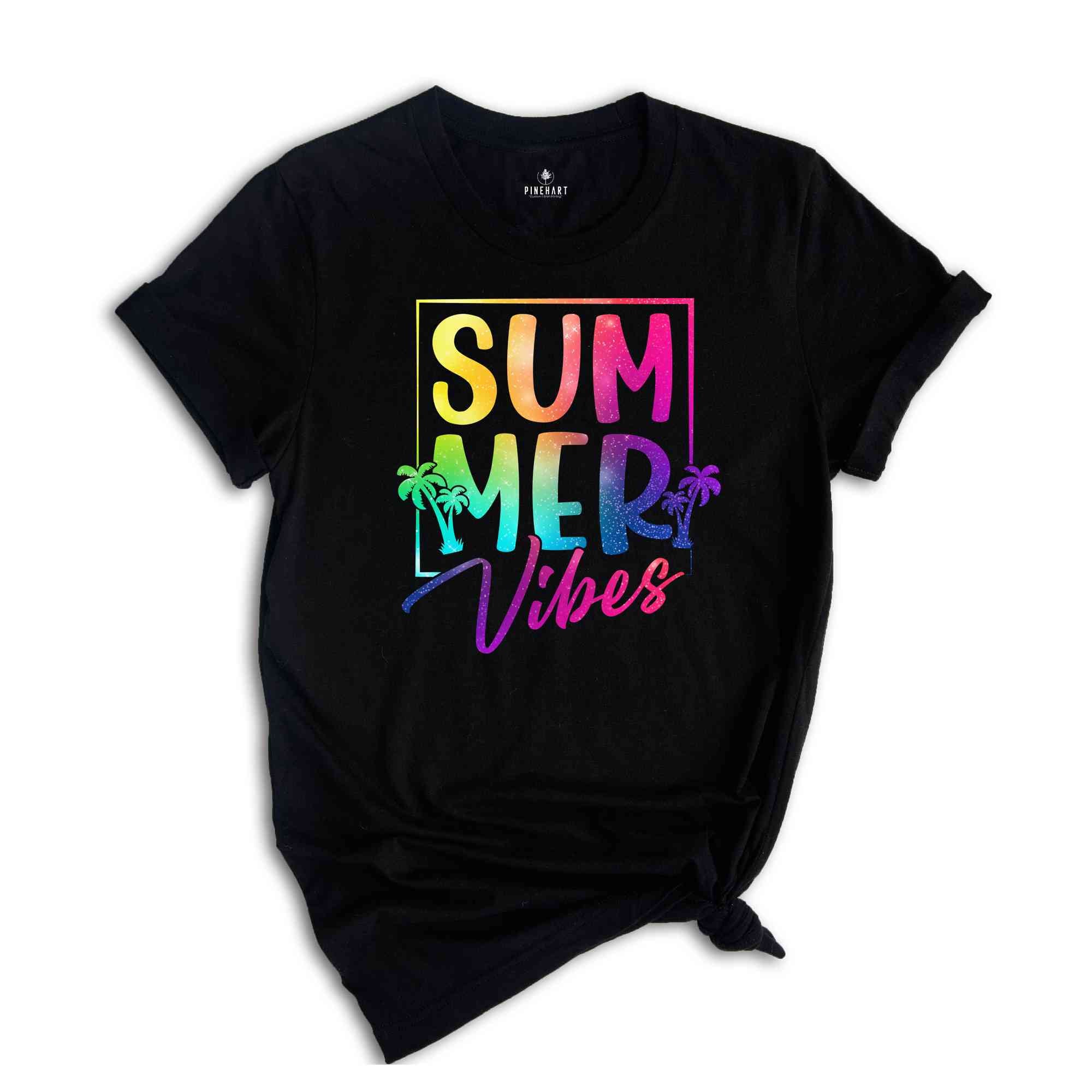 Summer Vibes Shirt, Retro Summer Shirt, Beach summer Shirt, Beach vibes Shirt, Vacation T-Shirt, Holiday Vacation Shirt