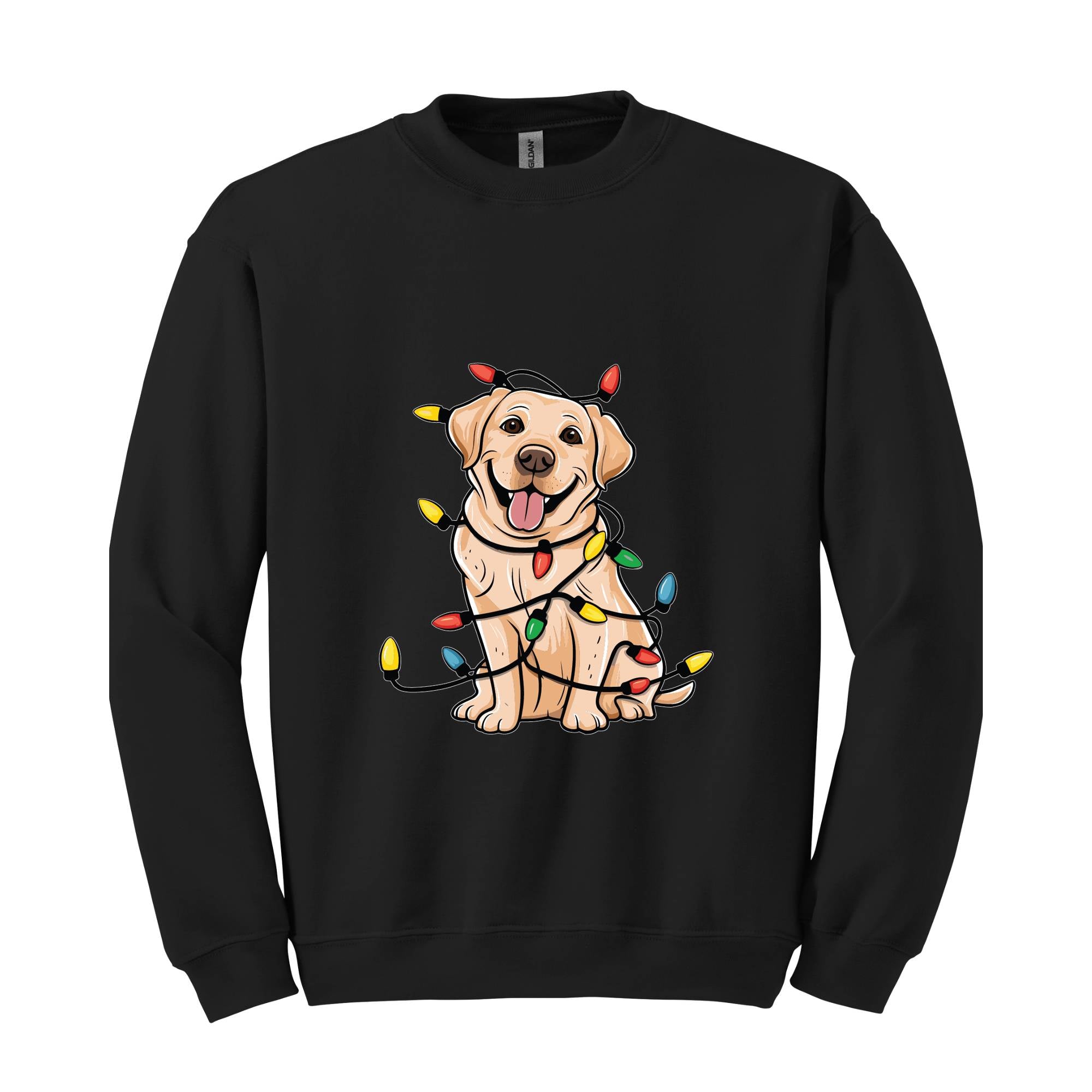 Christmas Dog Labrador Sweatshirt, Labrador Christmas Sweat, Labrador Dog Mom Gift, Labrador Dog Family Sweater, Family Holiday Sweater