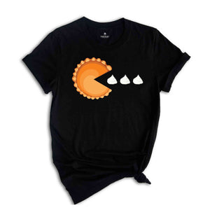 Pumpkin Pie Shirt, Pac Man Shirt, Pumpkin Season Shirt, Fall Shirt, Holiday Shirt, Halloween Shirt, Autumn Shirt, Thanksgiving Shirt