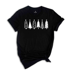 Christmas Tree Shirt, Christmas Gift, Xmas Tee, Christmas Party Tee, Xmas Tree Gift, Xmas Party Shirt, Pine Tree Shirt