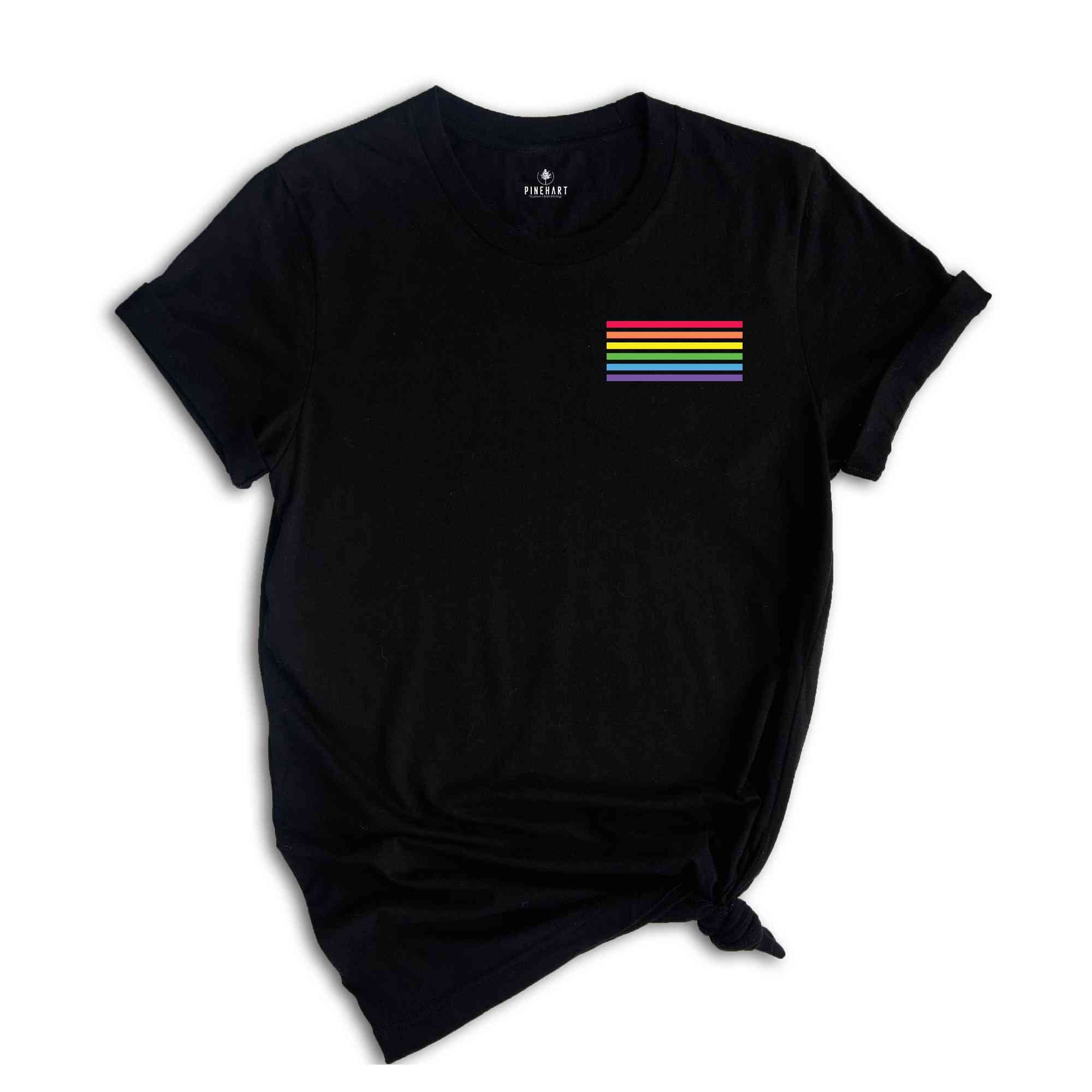 Pride Flag Shirt, Pride Shirt, LGBTQ Shirt, Pride Month Shirt, Gay Pride Shirt, Pocket Pride Shirt, Equality Shirt, Lesbian Shirt, Gay Shirt