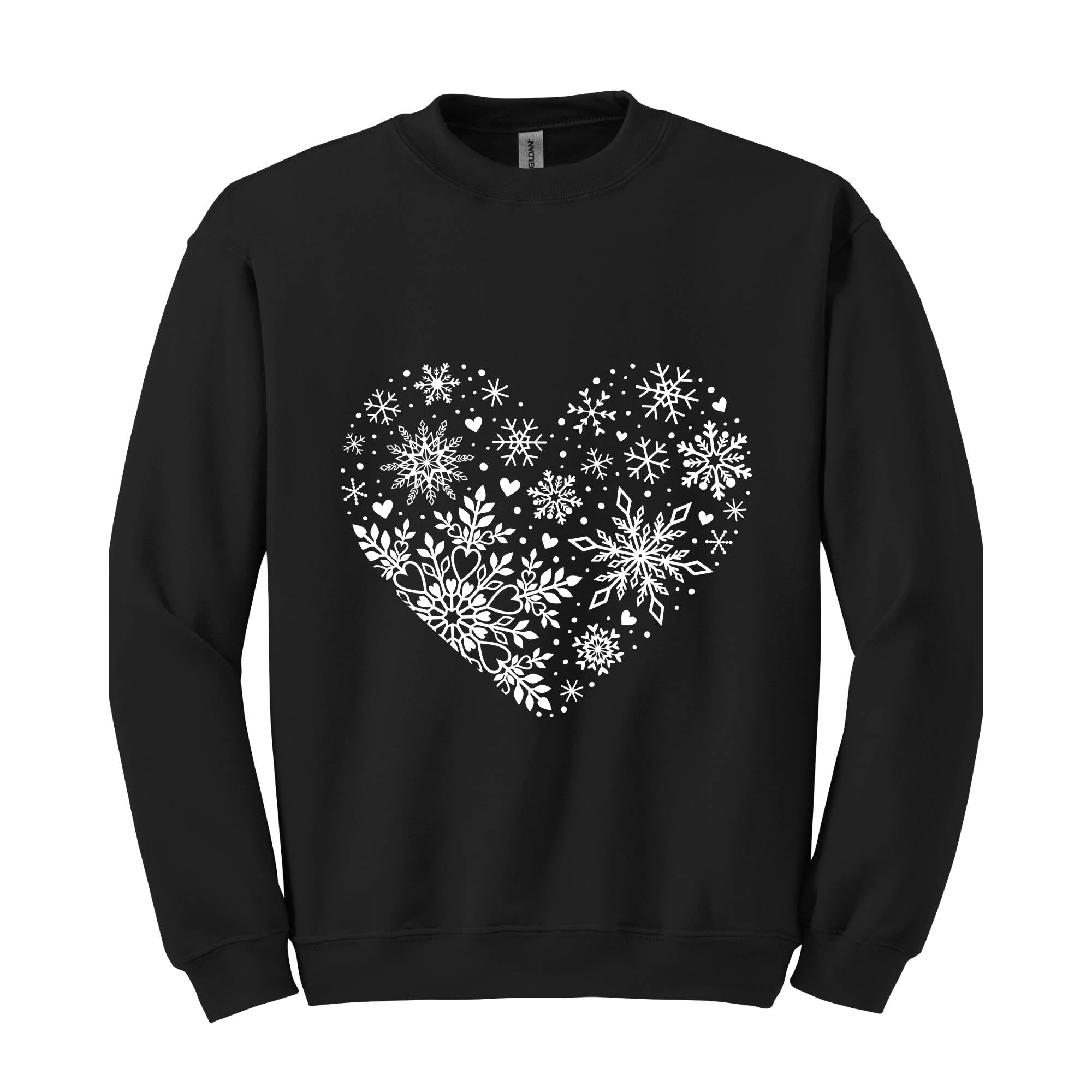 Snowflake Sweatshirt, Christmas Sweatshirt, Women Holiday Shirt, Snow Flake Sweater, Snow Sweatshirt, Christmas Gift Shirt, Winter Shirt