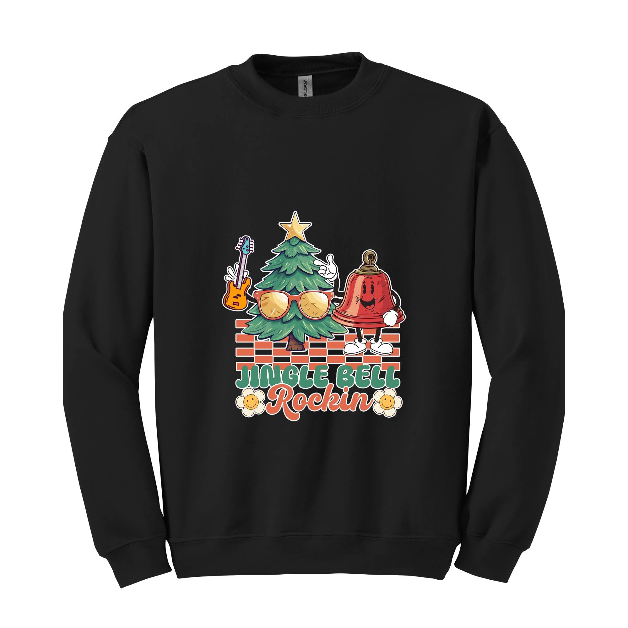 Jingle Bell Rockin' Sweatshirt, Christmas Party Sweater, Christmas Gift, Holiday Shirt, Funny Christmas Shirt, Christmas Party Sweater