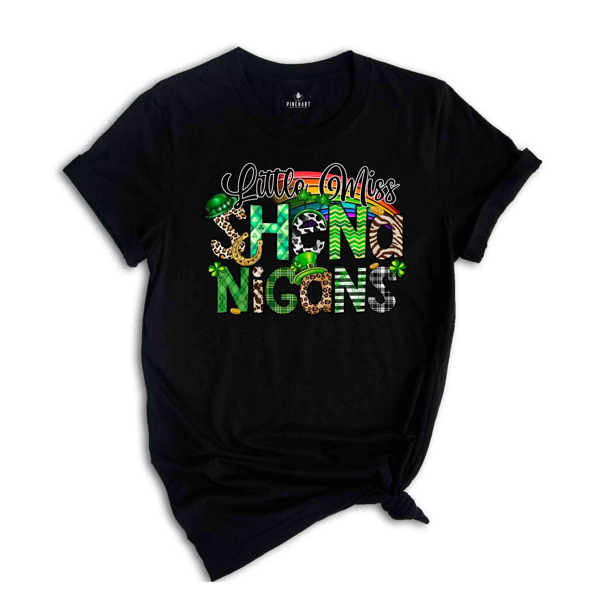 Little Miss Shenanigans Shirt, Saint Patrick's Shirt, St. Patrick's Day T-Shirt, Shenanigans T-Shirt, Feeling Lucky Shirt