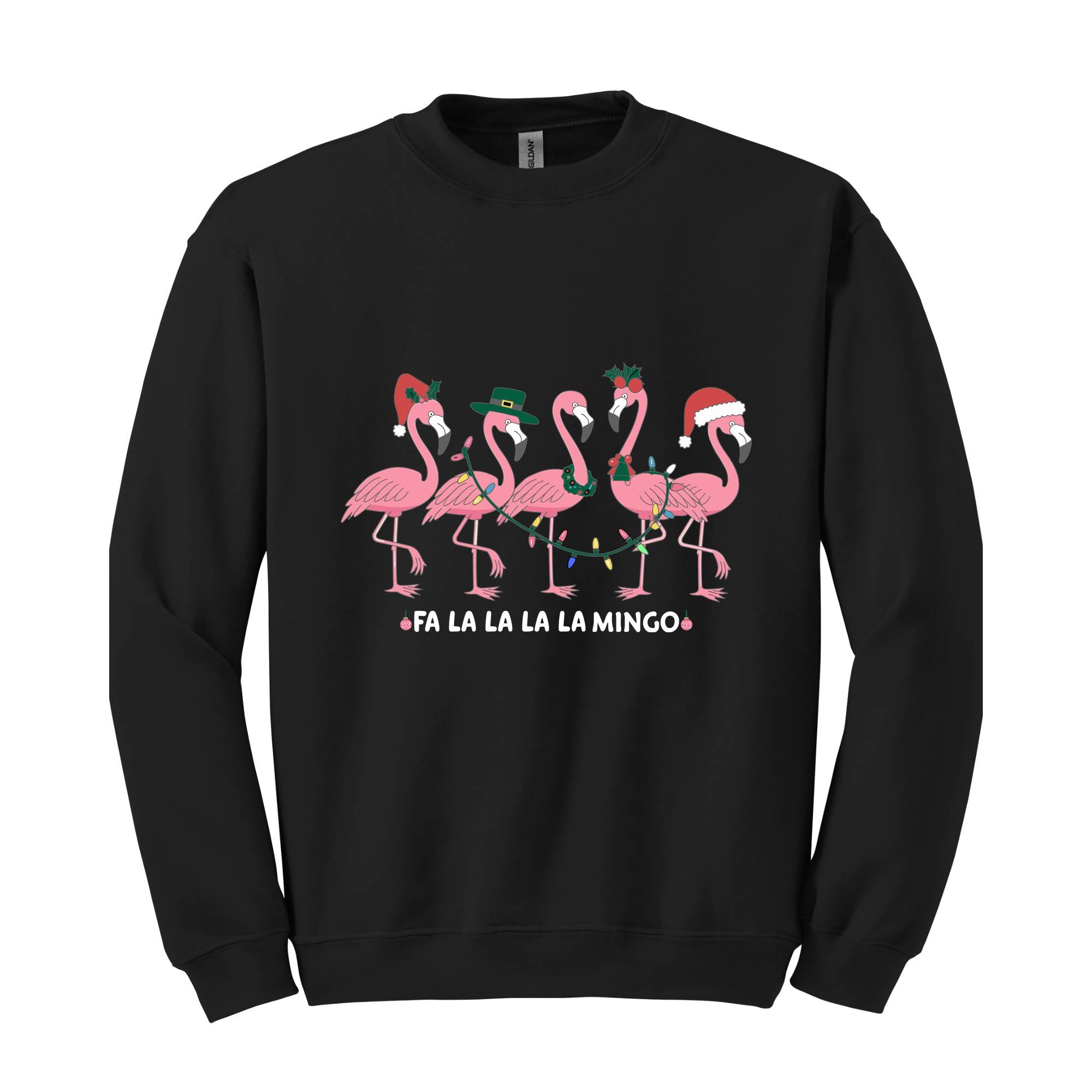 Flamingo Christmas Sweatshirt, Flamingo Hoodie, Cute Flamingo Hoodie, Christmas Gifts, Flamingo Lovers Hoodie, Flamingo Hoodie