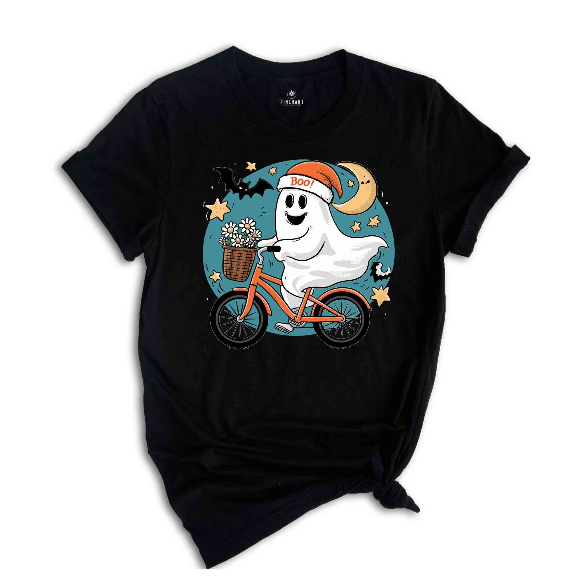 Halloween Ghost Shirt, Cute Ghost Shirt, Halloween Shirt, Cute Fall Shirt, Spooky Season Shirt, Gift For Halloween, Retro Halloween Shirt