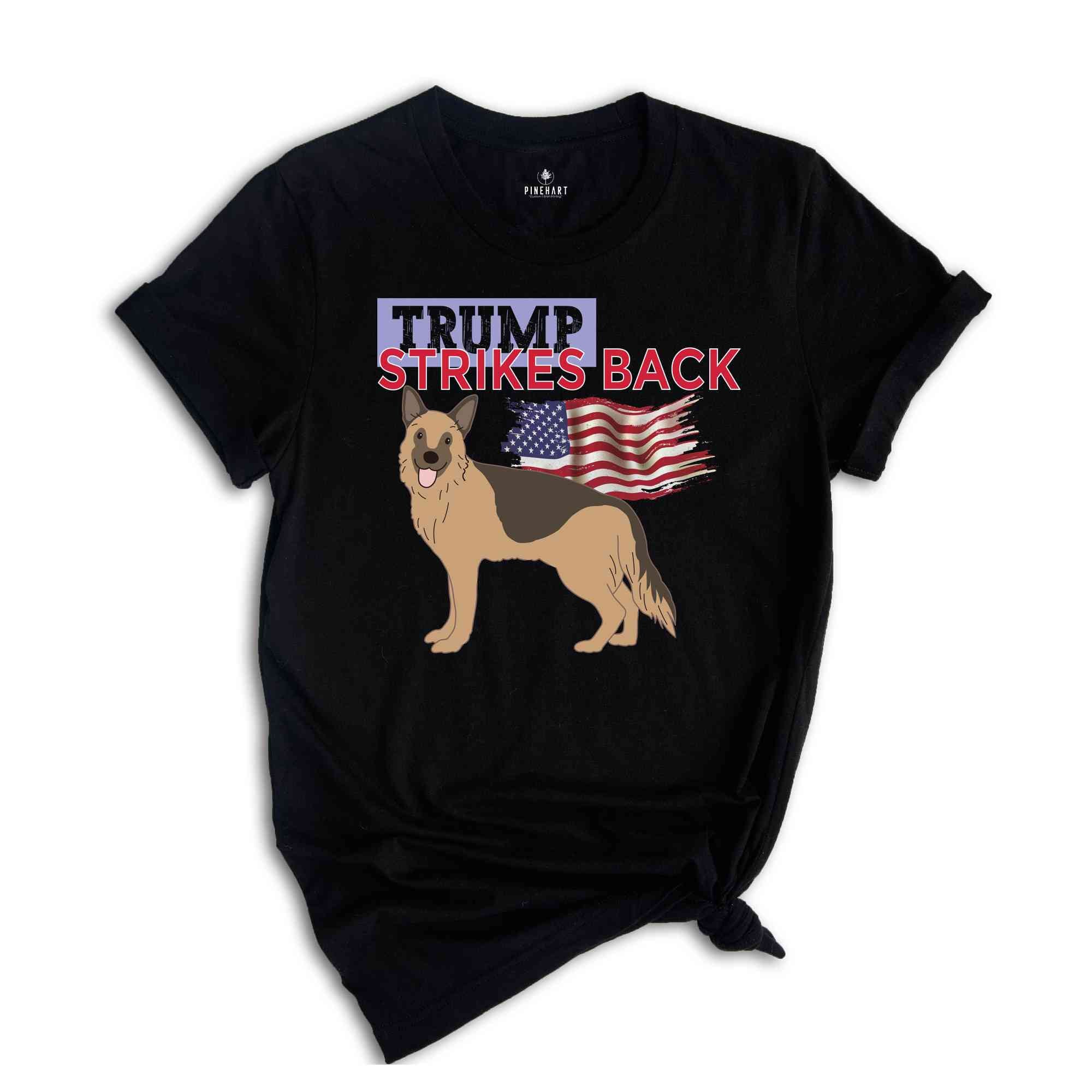 Trump Strikes Back Funny Political Shirt, Funny Political Hilarious Shirt, Trump 2024 Shirt, Funny Biden Shirt, Political Meme Shirt