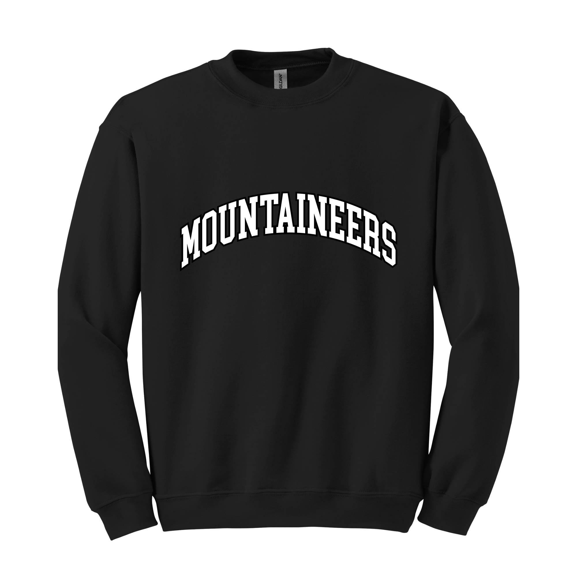 Team Mascot Sweatshirt, Mountaineers Team Sweatshirt, Mountaineers Football Sweatshirt, Mountaineers Fan Sweatshirt