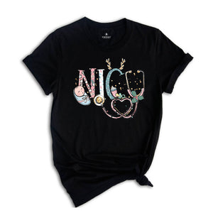 Nicu Baby Christmas T-Shirt, Nicu Nurse Shirt, Baby Christmas Nicu Shirt, Nicu T-Shirt, Nicu Nurse Christmas Gifts