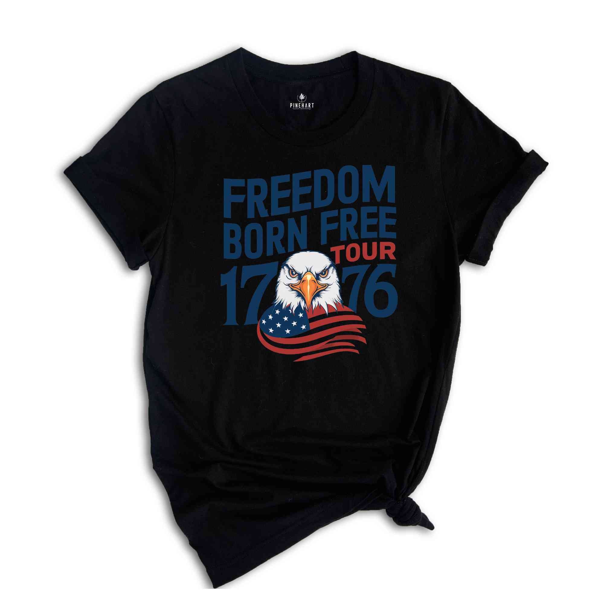 Retro 4th of July Shirt, Freedom tour, Red White and Blue, Eagle America shirt, Fourth of July Shirt, Independence Day Tee