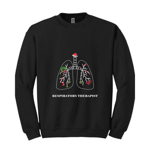 Respiratory Therapist Christmas Sweatshirt, RT Chrismas, RT Gift, RT Christmas Outfit, Pulmonologist Sweatshirt, Pulmonologist Gift