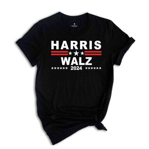 Harris Walz 2024 T-Shirt, Democrat Shirt, Madam Vice President Tee, USA Elections Gifts, Kamala 2024 Shirt