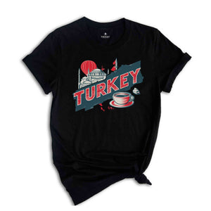 Retro Turkey Shirt, Turkey Travel Shirt, Country Travel Shirt, Shirt For Traveler, Travel Lover Gift, Travel Tee, Trip Shirt