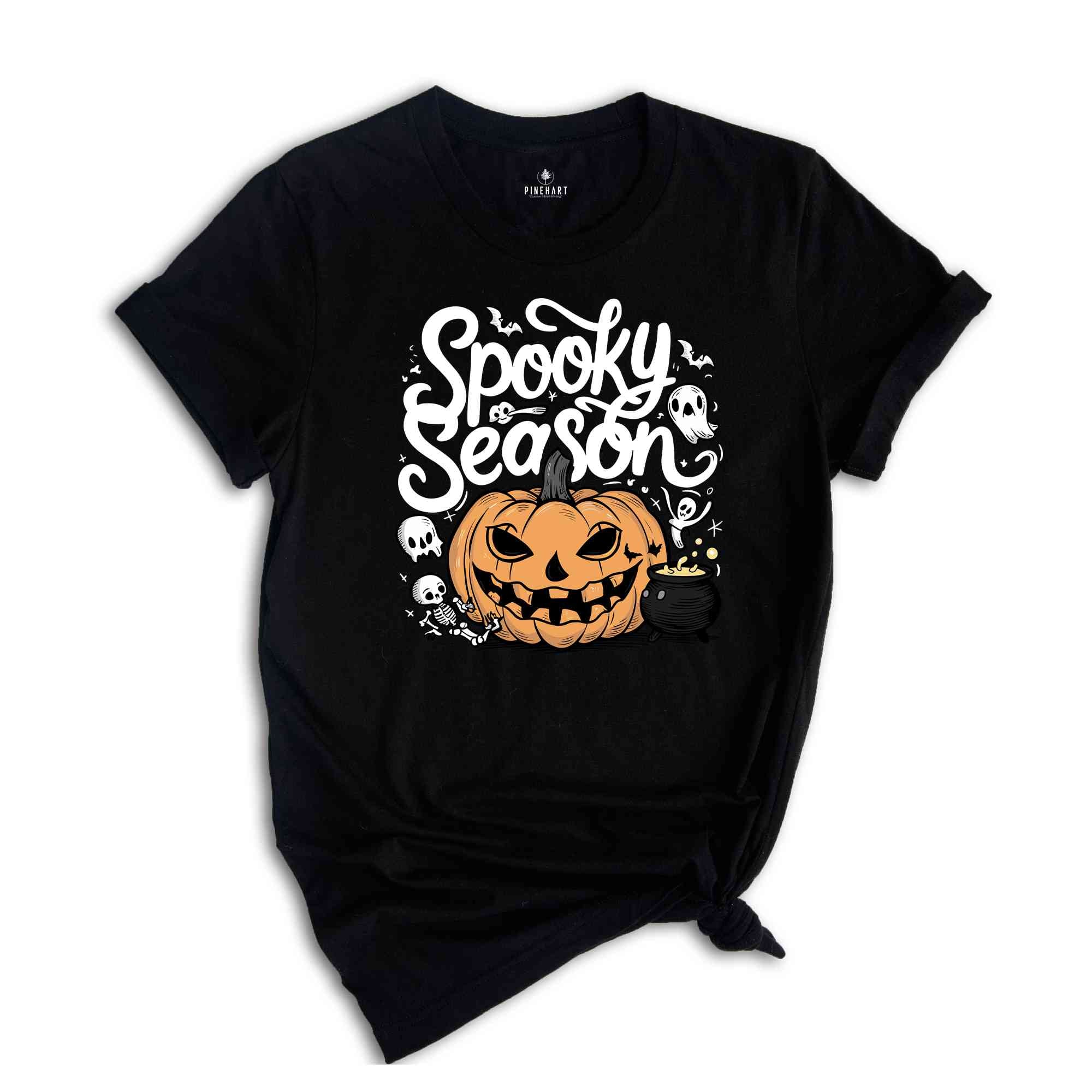 Spooky Season Shirt, Spooky Halloween Shirt, Spooky Fall Shirt, Spooky Ghost Shirt, Spooky Vibes Shirt, Spooky Pumpkin Shirt