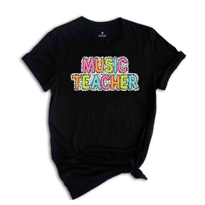 Music Teacher Shirt, Teacher Gift, Cute Teacher Shirt, Teacher Life Shirt, Teaching Shirt, Gift For Teacher, Back To School Shirt