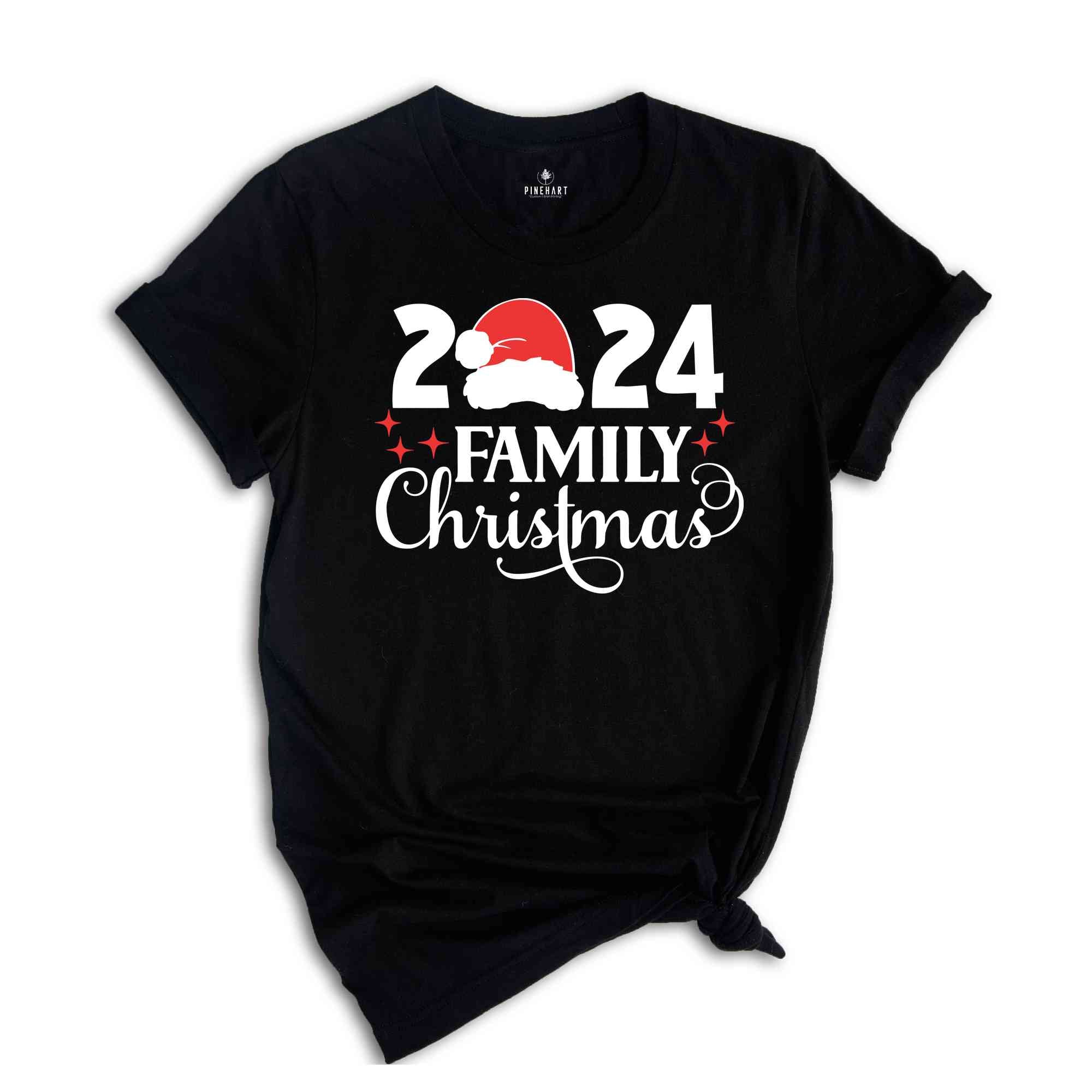 Family Christmas 2024 Shirt, Christmas T-Shirt, Matching Christmas Tee, Christmas Santa Gift, Christmas Party Shirt