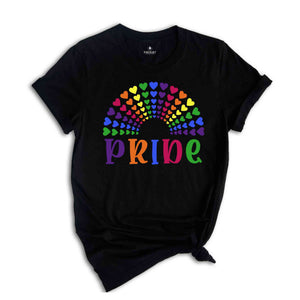 Pride Heart Shirt, Rainbow Shirt, LGBTQ+ Shirt, Pride Month Shirt, Hurts No One Tshirt, Equality Shirt, Love is Love