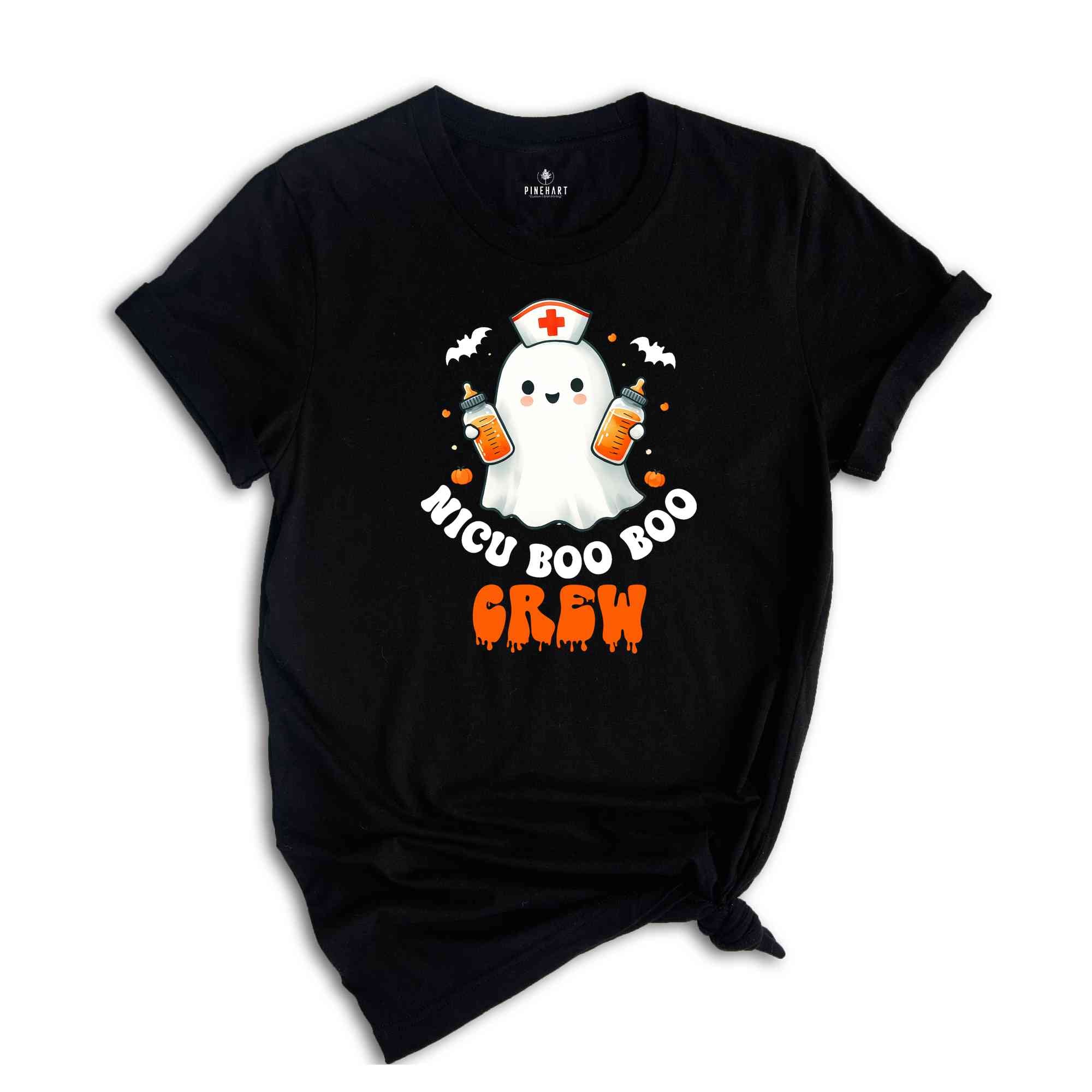 NICU Boo Boo Crew Halloween Shirt, Halloween NICU Nurse Tee, Spooky Nicu Nurse T-Shirt, Halloween Party T-Shirt