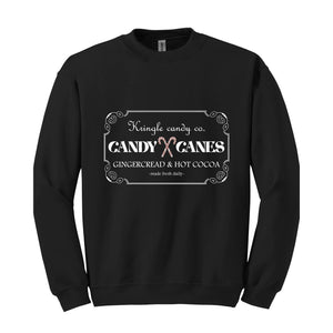 Kringle Candy Co. Sweatshirt, Candy Cane Sweat, Christmas Sweatshirt