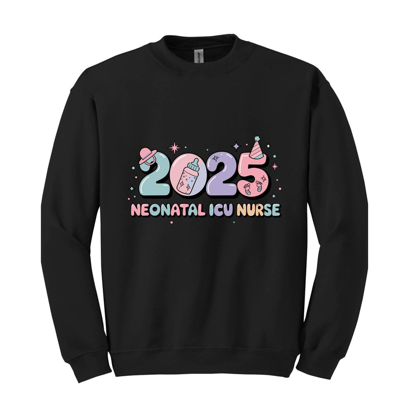 2025 Neonatal ICU Nurse Sweatshirt, Care Nurse Gifts