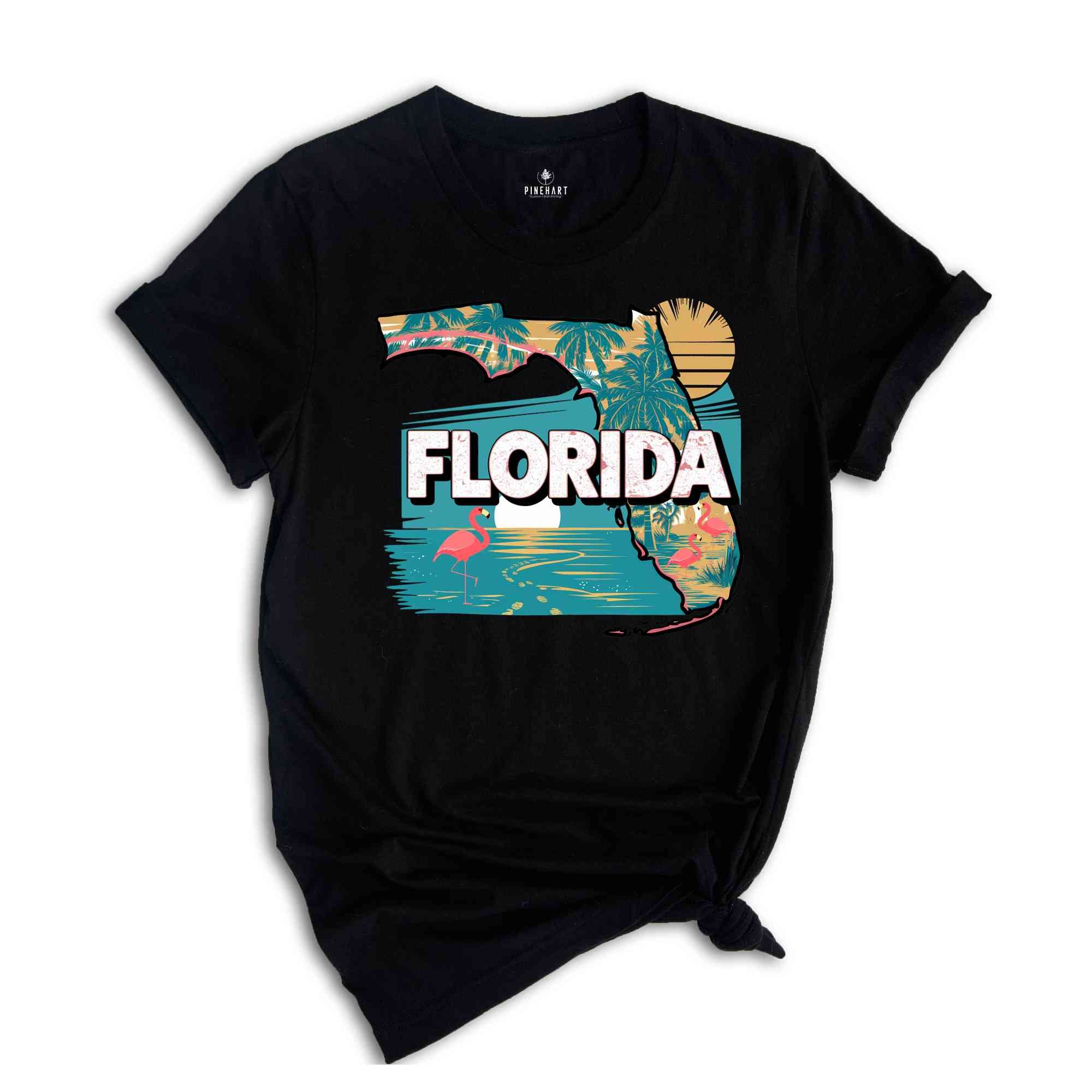 Retro State Of Florida Shirt, State Of Florida Shirt, State Shirt, Florida Shirt, Florida Lover Shirt, Family Trip Shirt, Travel Shirt