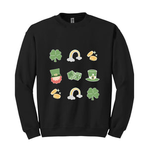 Retro St. Patrick's Day Sweatshirt, St. Patrick's Day Carnival, Saint Patrick's Sweater, Lucky Apparel