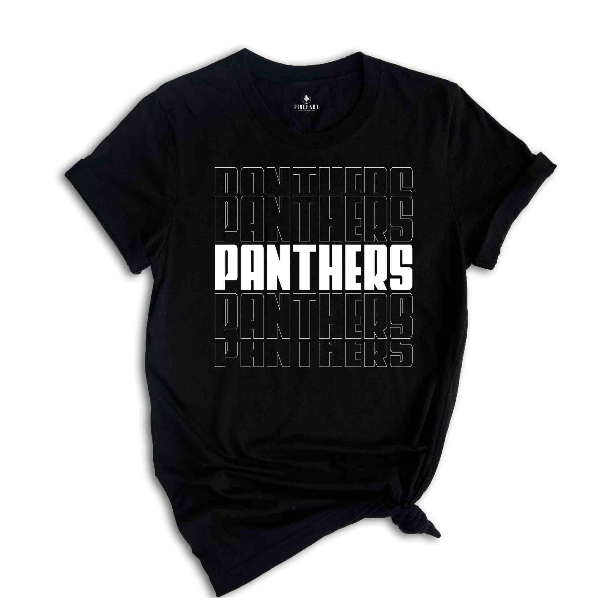 Team Mascot Back To School Shirt, Panthers Team Shirt, Team Spirit Shirt, Panthers School Shirt, Panthers Fan Shirt