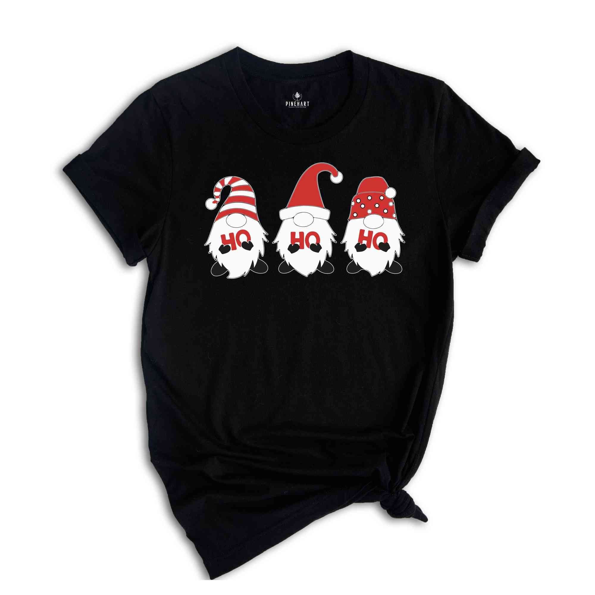 Ho Ho Ho Shirt, Christmas Gnome Shirt, Trendy Christmas Shirt, Gnomes Tee, Gnome Holiday Shirt, Christmas Party Shirt, Holiday Shirt