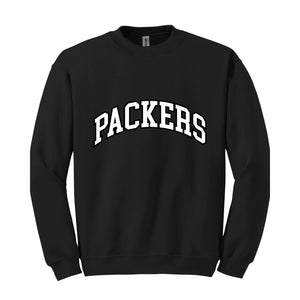 Team Mascot Sweatshirt, Packers Team Sweatshirt, Packers Team Spirit Sweatshirt, Packers Fan Sweatshirt, Packers School Sweatshirt