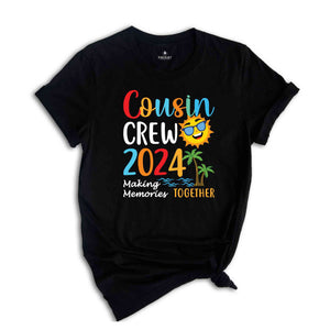 Cousin Crew 2024 T-Shirt, Summer Vacation Tee, Family Matching Shirts, Cousin Matching Shirts, Cousin Vacation Shirts