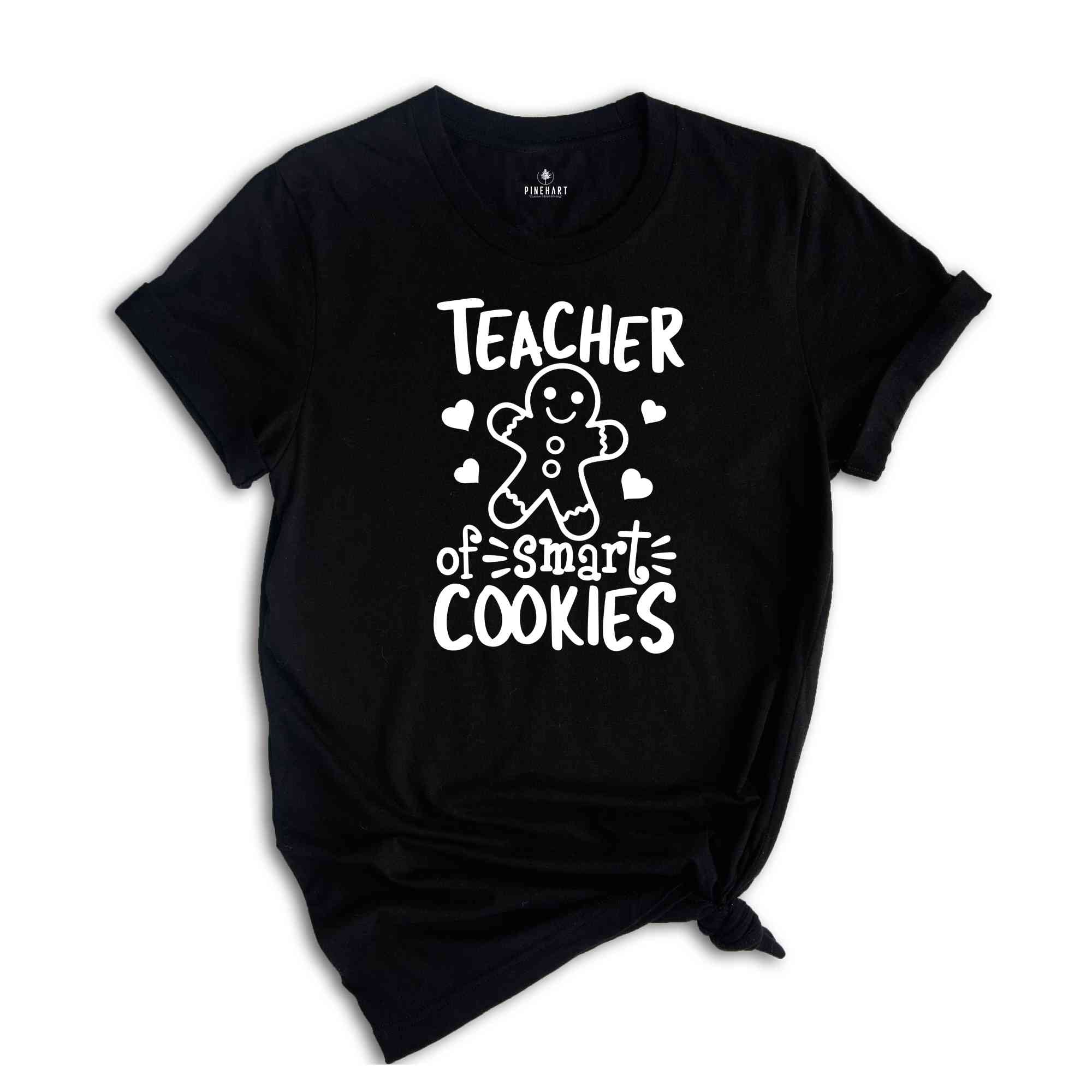 Teacher Of Smart Cookies Shirt, Christmas Teacher Tee, Kindergarten Teacher Shirt, Christmas Teacher Gift, Teacher Tee