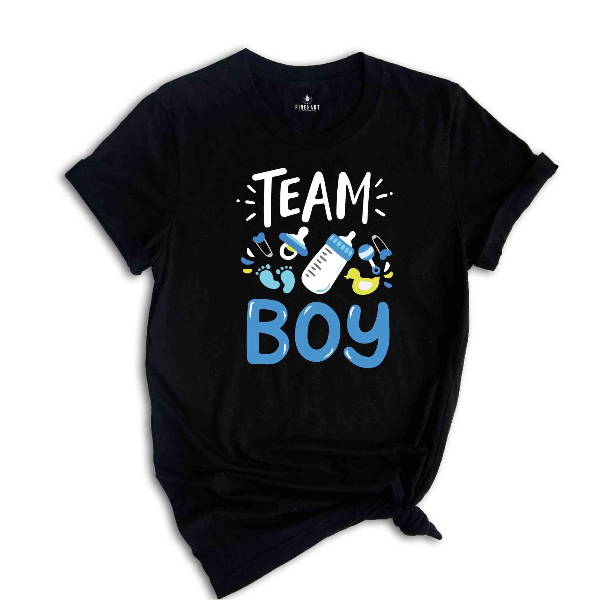 Team Girl Shirt, Team Boy Shirt, Gender Reveal Shirt, Pregnancy Announcement Shirt, Baby Shower Tshirt, Team Girl And Boy Tees