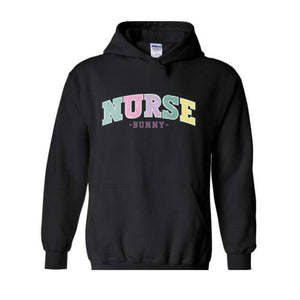 Nurse Bunny Hoodie , Cute Nurse Hoodie , Easter Nurse, Nurse Easter Hoodie , Nurse Appreciation, Nurse Life, Easter Squad